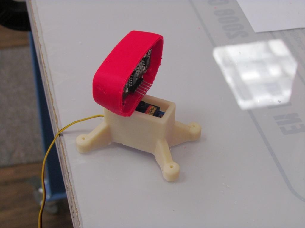 Ultrasonic Sensor Free 3D model_3