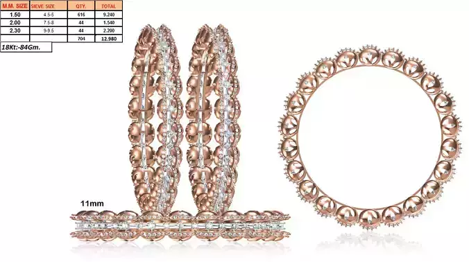Luxurious Eternity Ring With Diamonds
