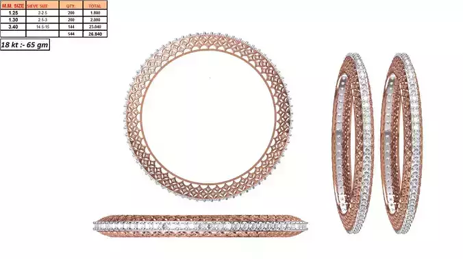 Rose Gold Eternity Ring With Diamonds 11