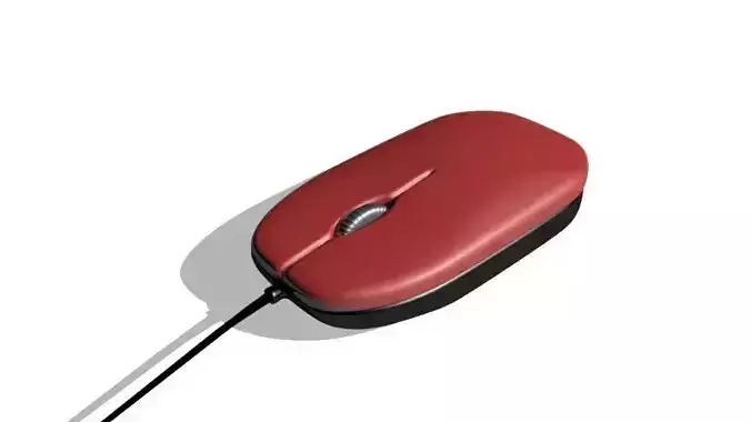computer mouse generic stylish 3D model
