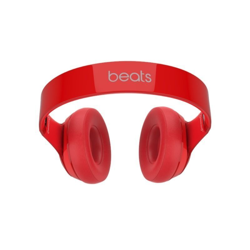 Beats Solo 2 Headphones Red 3D model_5