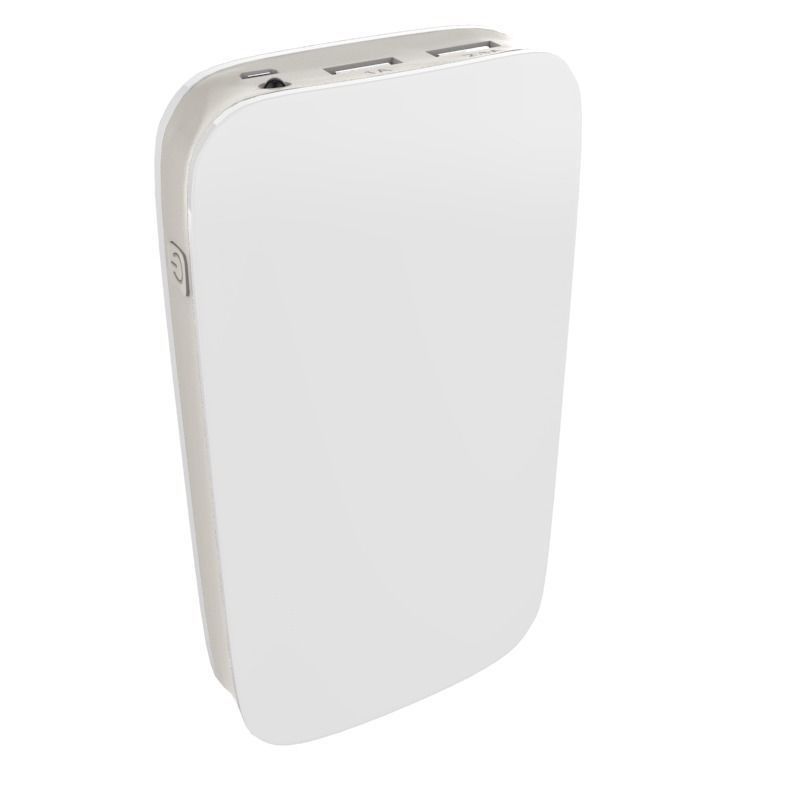 HYUNDAI ULTRA PORTABLE POWER BANK WHITE 3D model_5