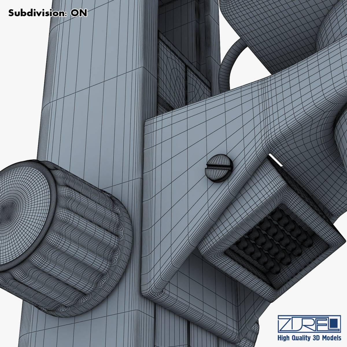 Vision microscope 3D model_30