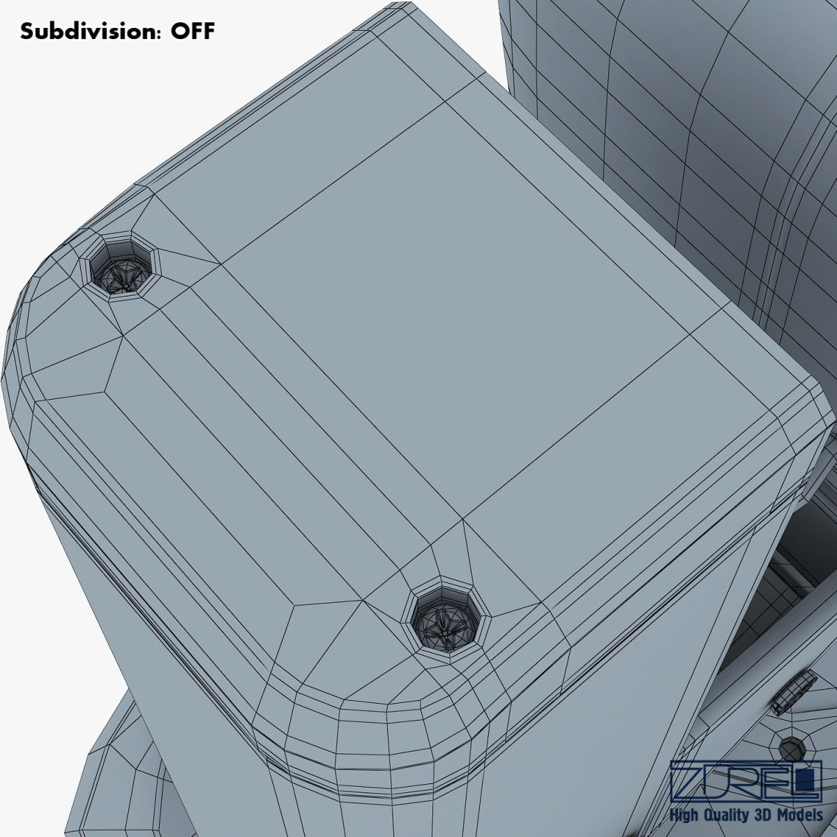 Vision microscope 3D model_35