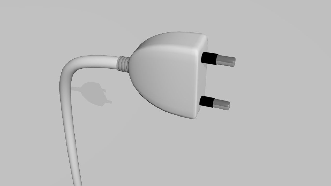 power electrical strip connector 3D model_9