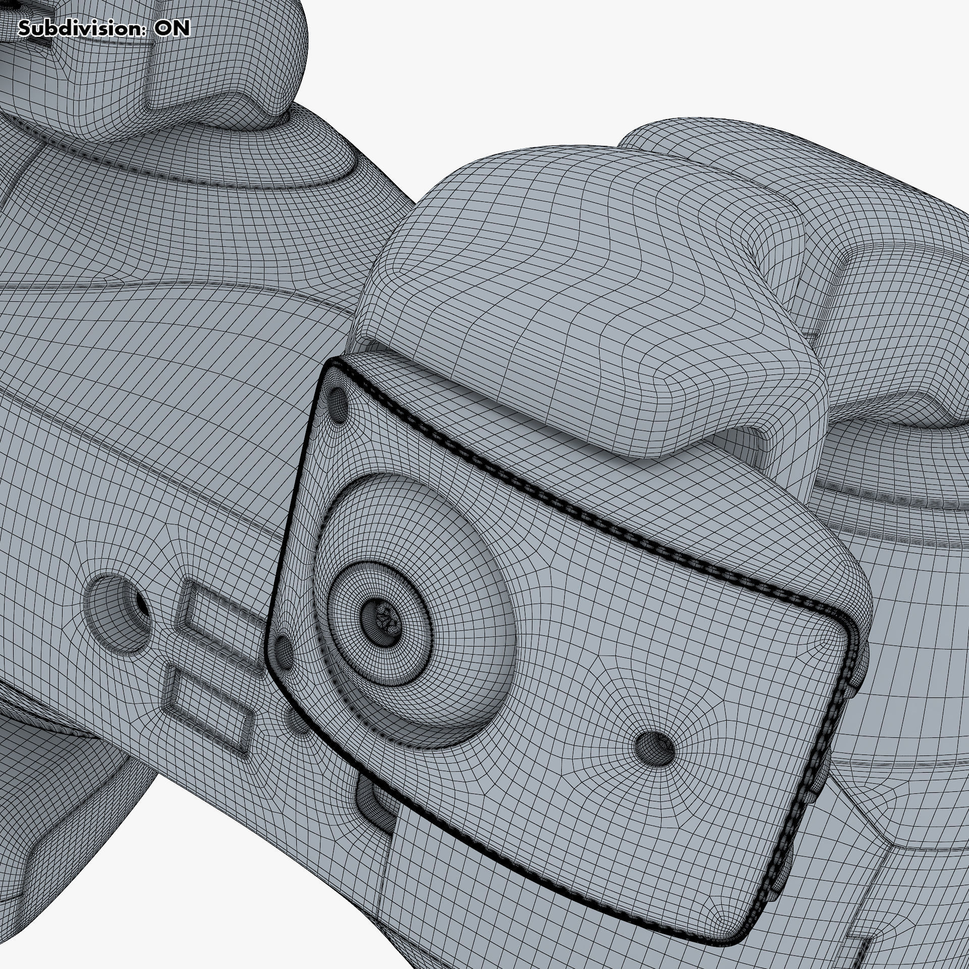 Genibo Robot Dog White 3D model_63