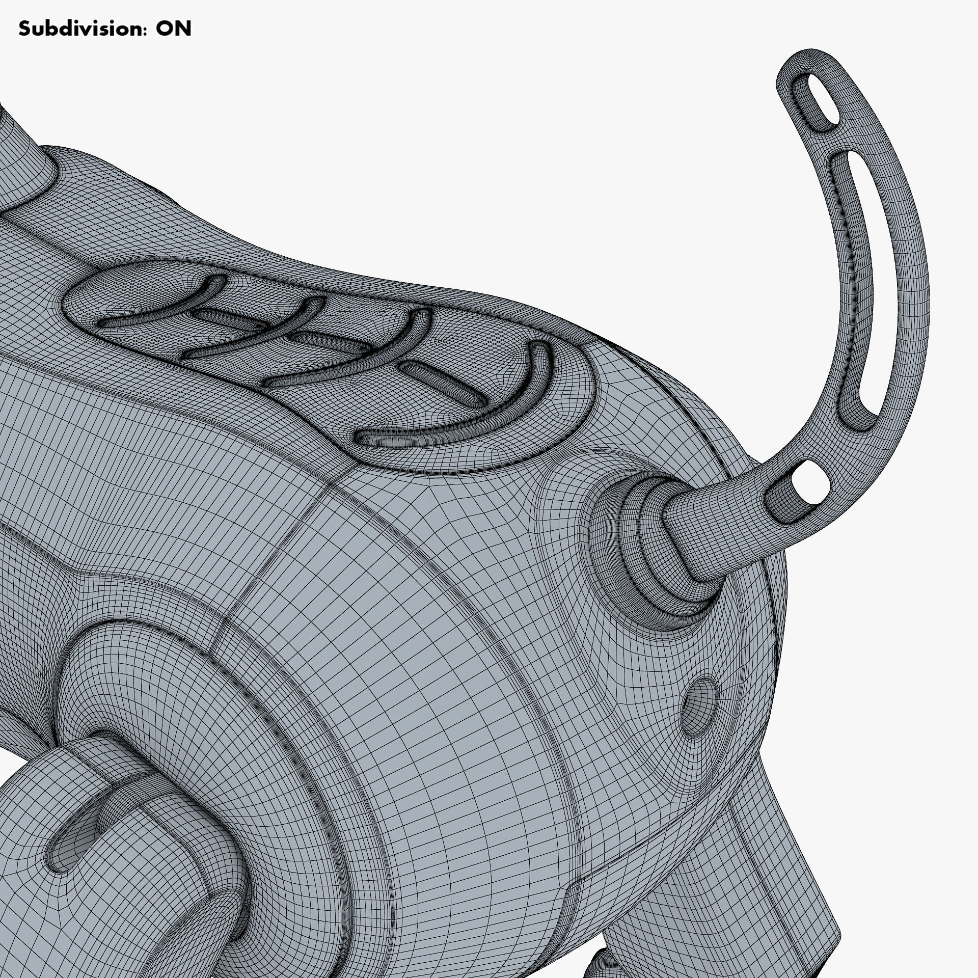 Genibo Robot Dog White 3D model_55