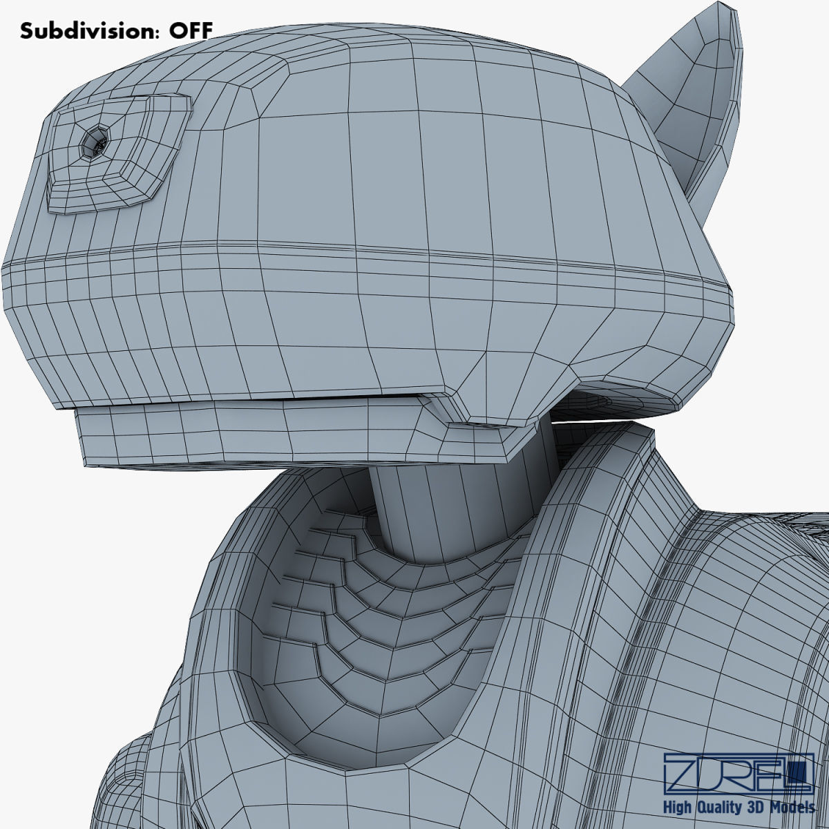 Genibo Robot Dog blue 3D model_33