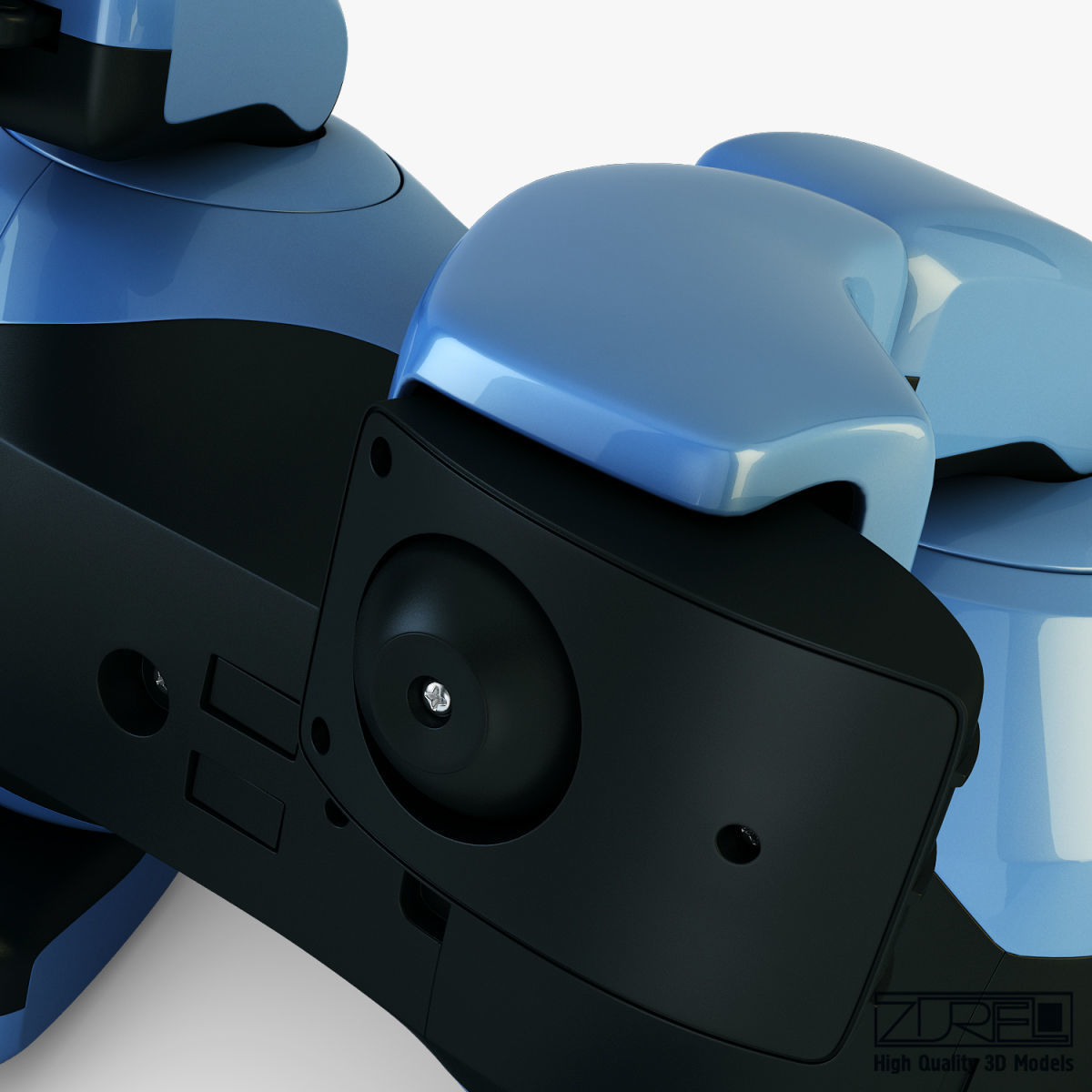 Genibo Robot Dog blue 3D model_20