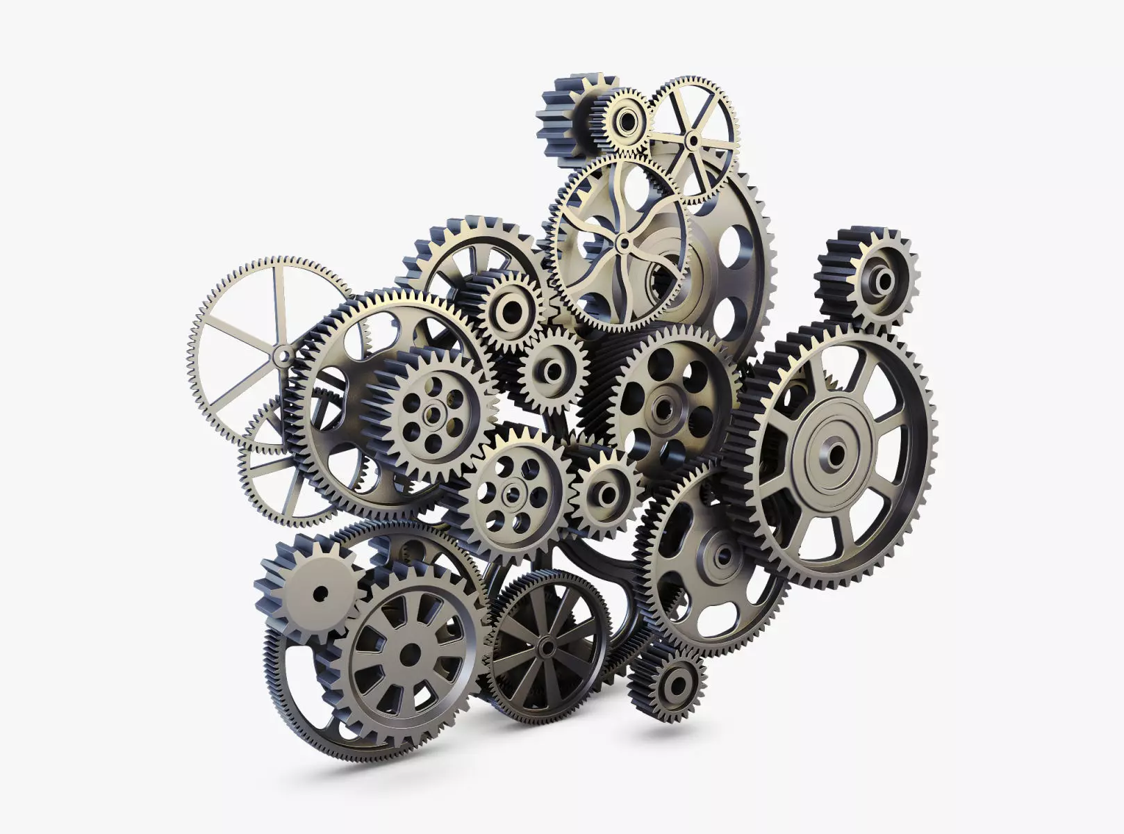 Gear mechanism v 2 3D model