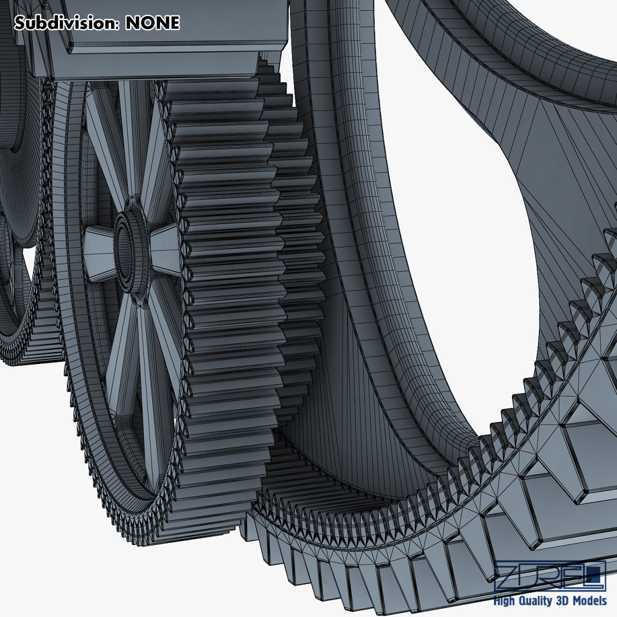 Gear mechanism v 2 3D model_56