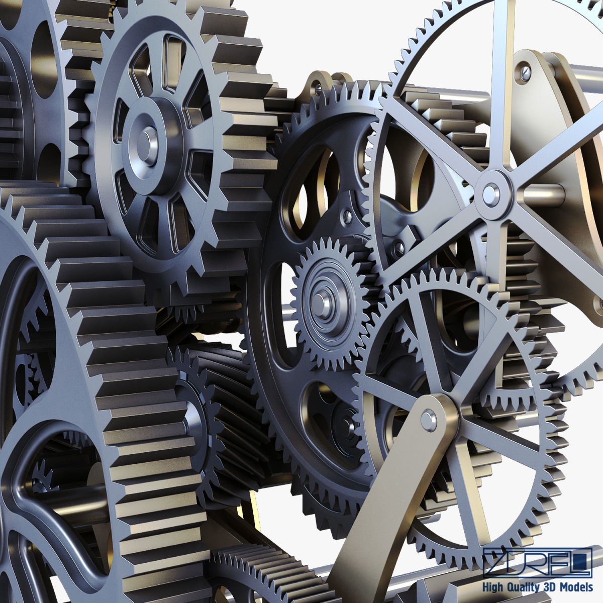 Gear mechanism v 1 3D model_20
