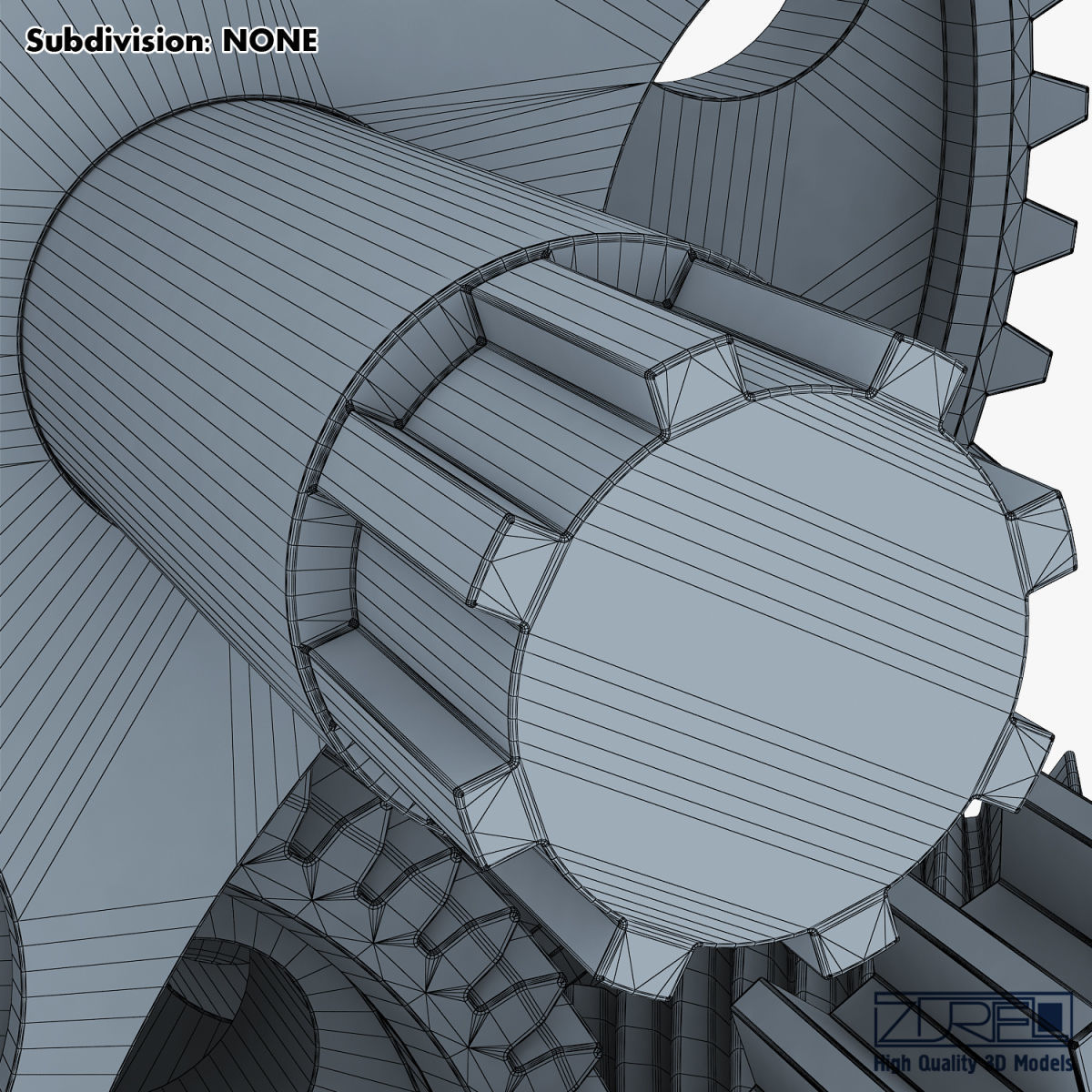 Gear mechanism v 1 3D model_48