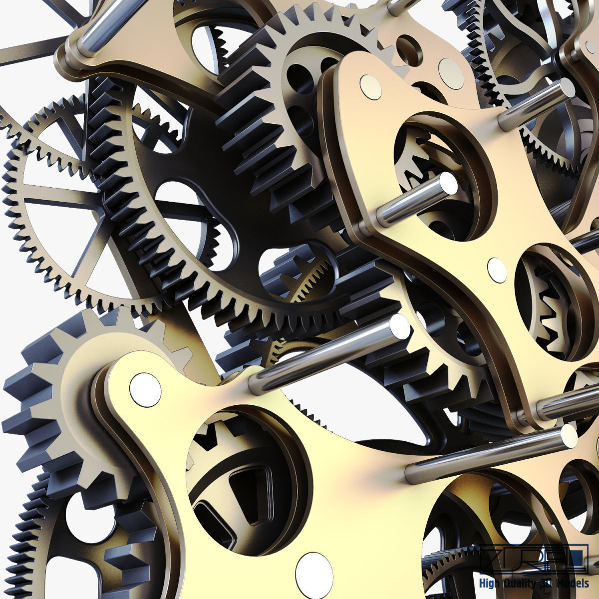 Gear mechanism v 1 3D model_24