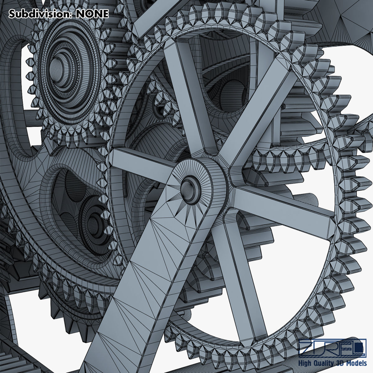 Gear mechanism v 1 3D model_44