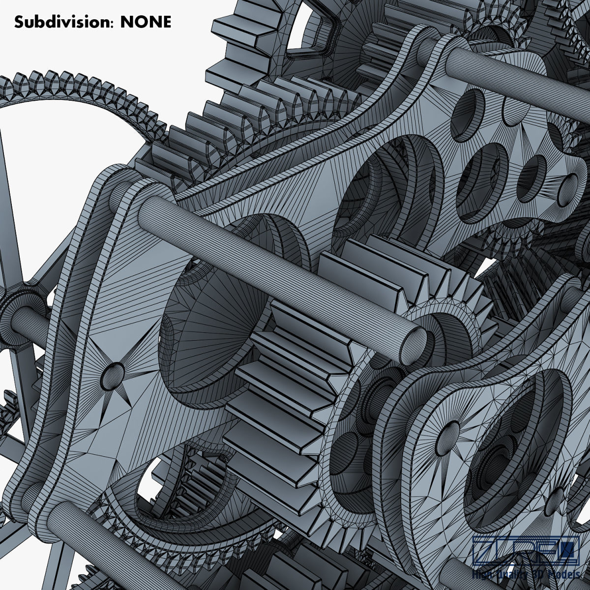Gear mechanism v 1 3D model_51