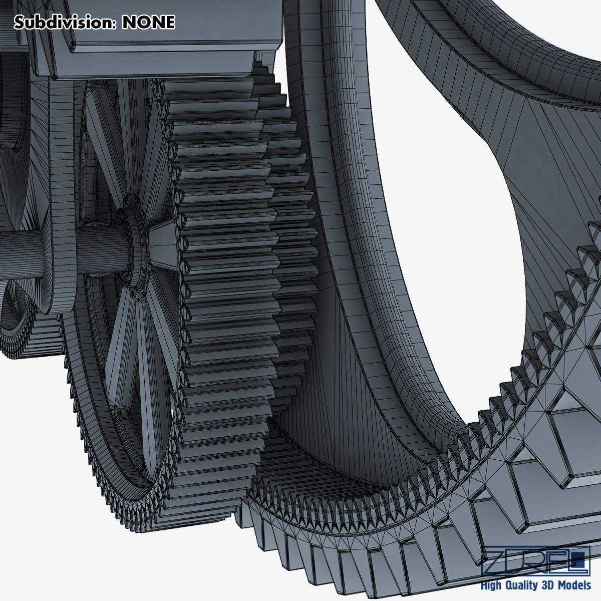 Gear mechanism v 1 3D model_56