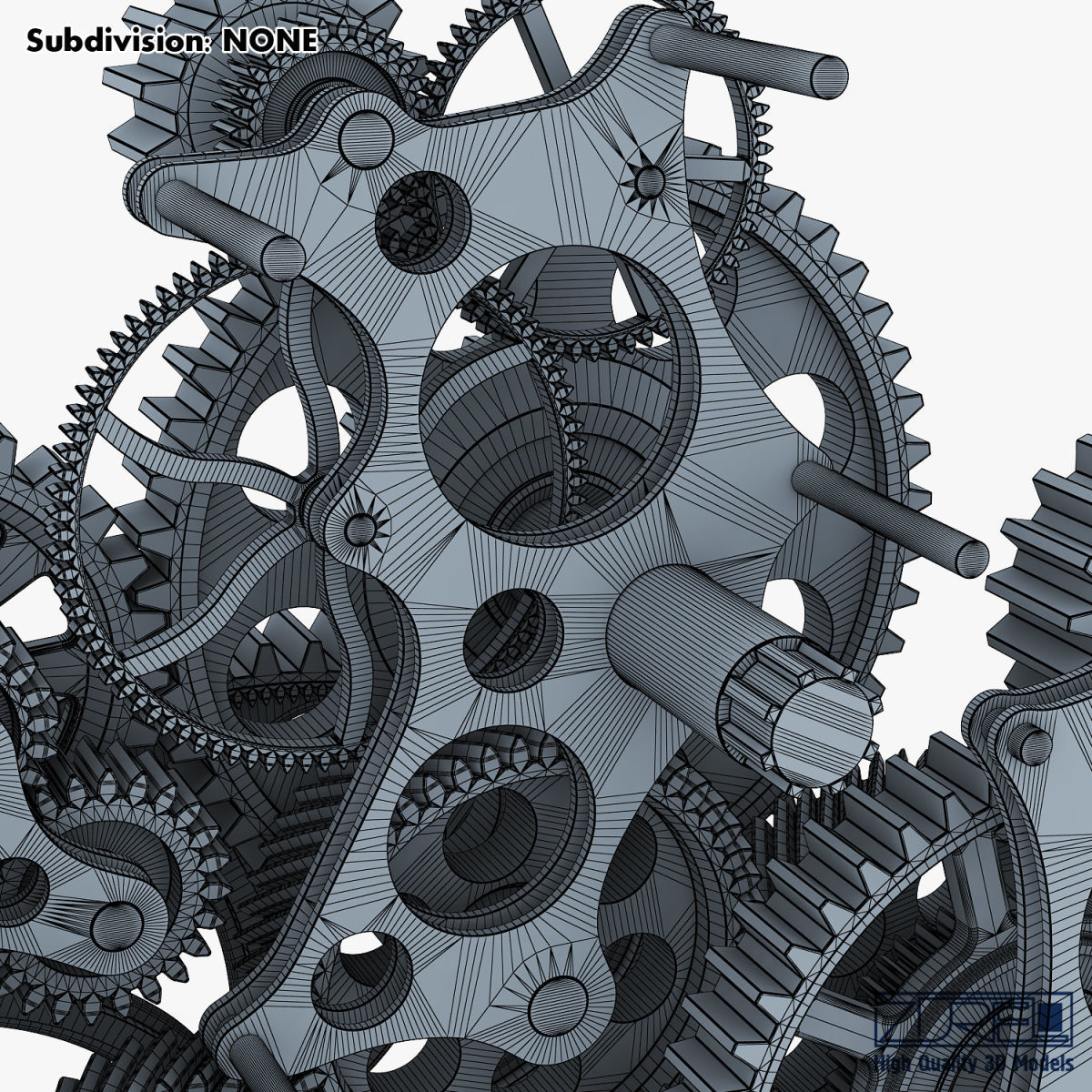 Gear mechanism v 1 3D model_47