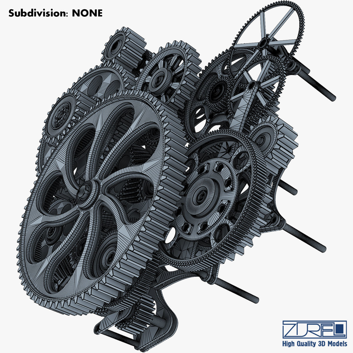 Gear mechanism v 1 3D model_33