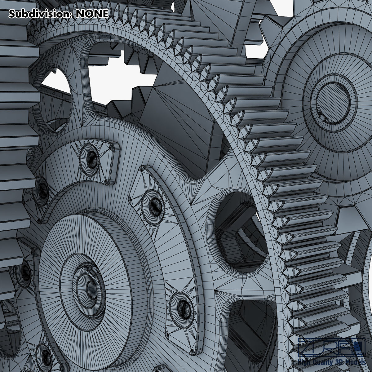 Gear mechanism v 1 3D model_43