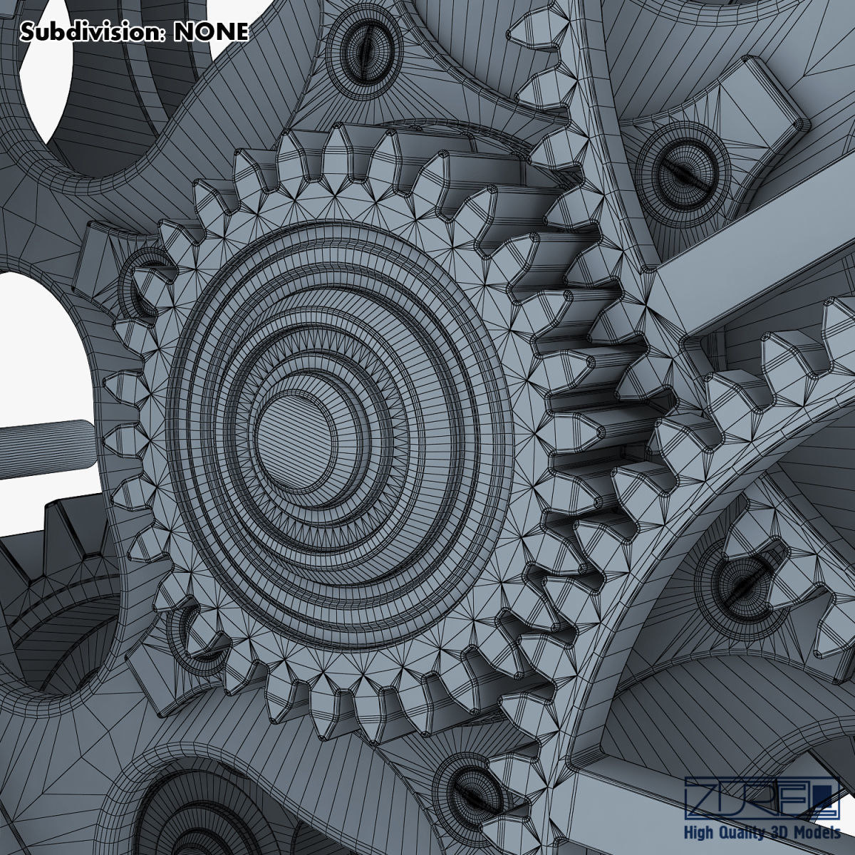 Gear mechanism v 1 3D model_45