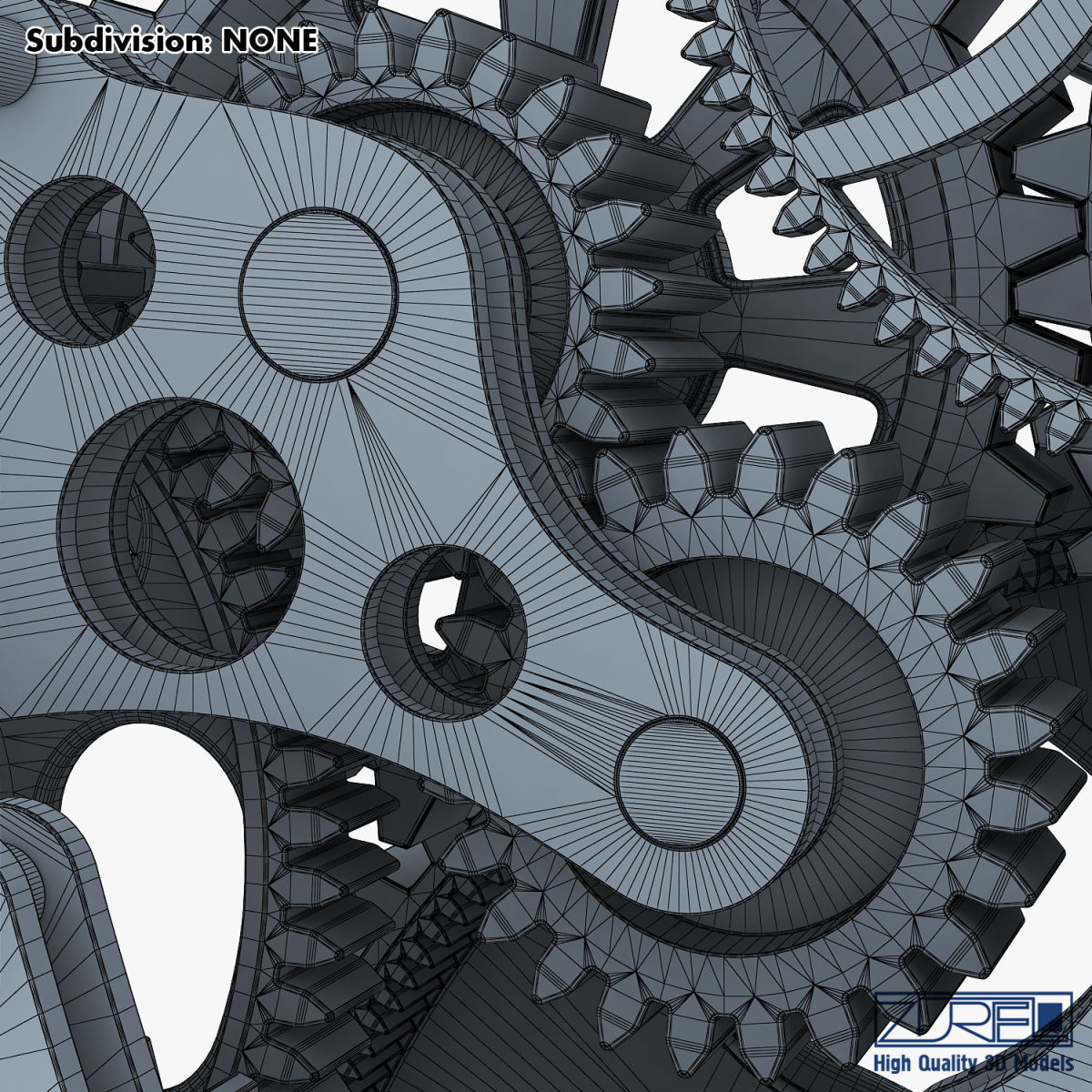 Gear mechanism v 1 3D model_52