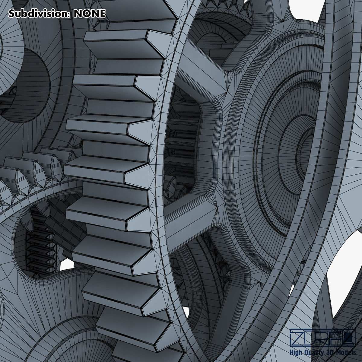 Gear mechanism v 1 3D model_50