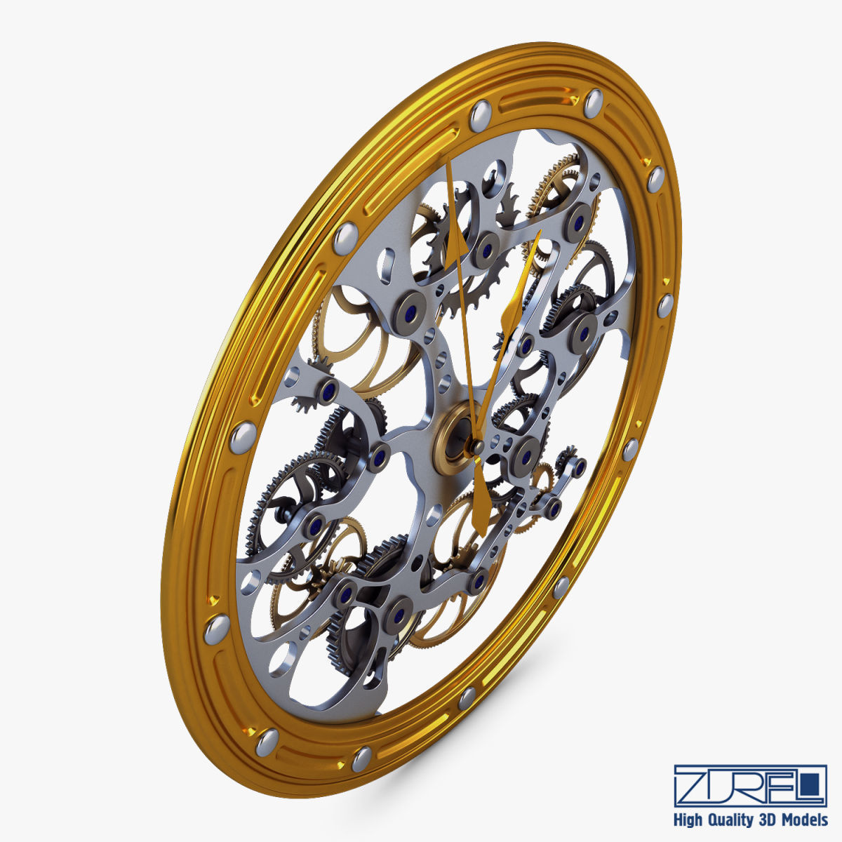 Clock mechanism v 1 3D model_4