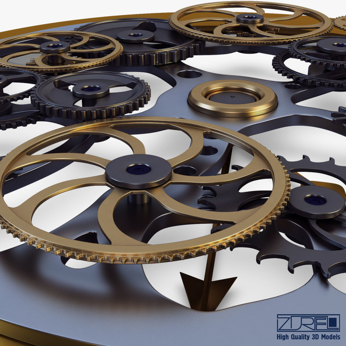 Clock mechanism v 1 3D model_18