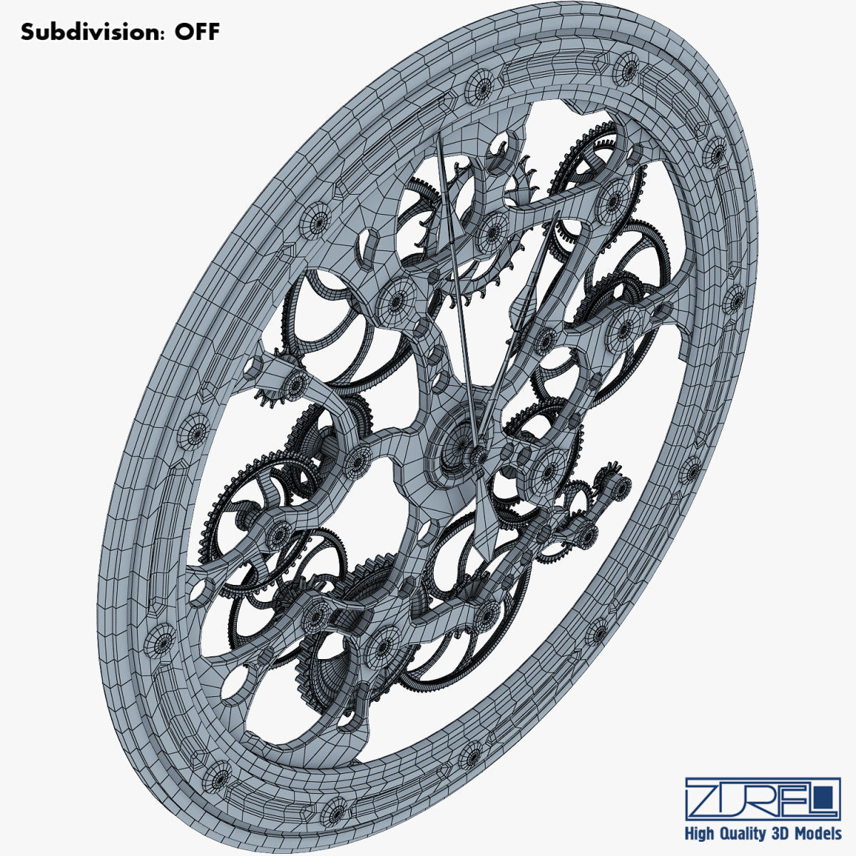 Clock mechanism v 1 3D model_30