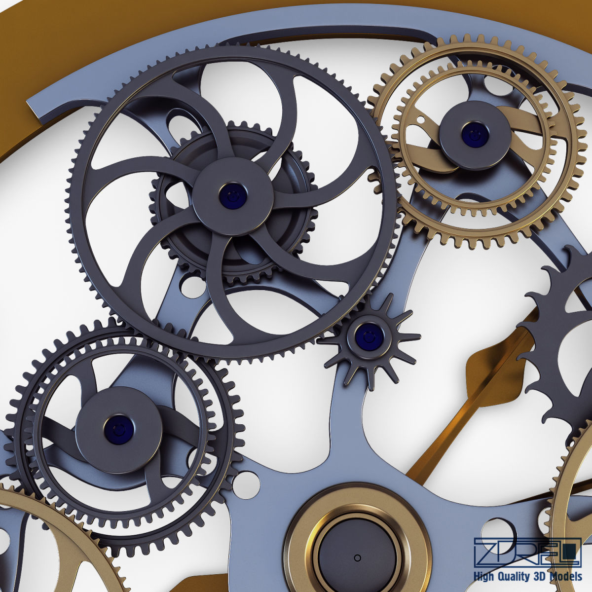 Clock mechanism v 1 3D model_20
