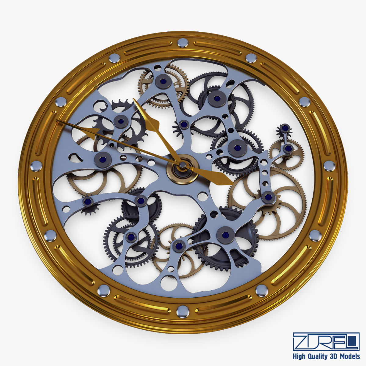 Clock mechanism v 1 3D model_11