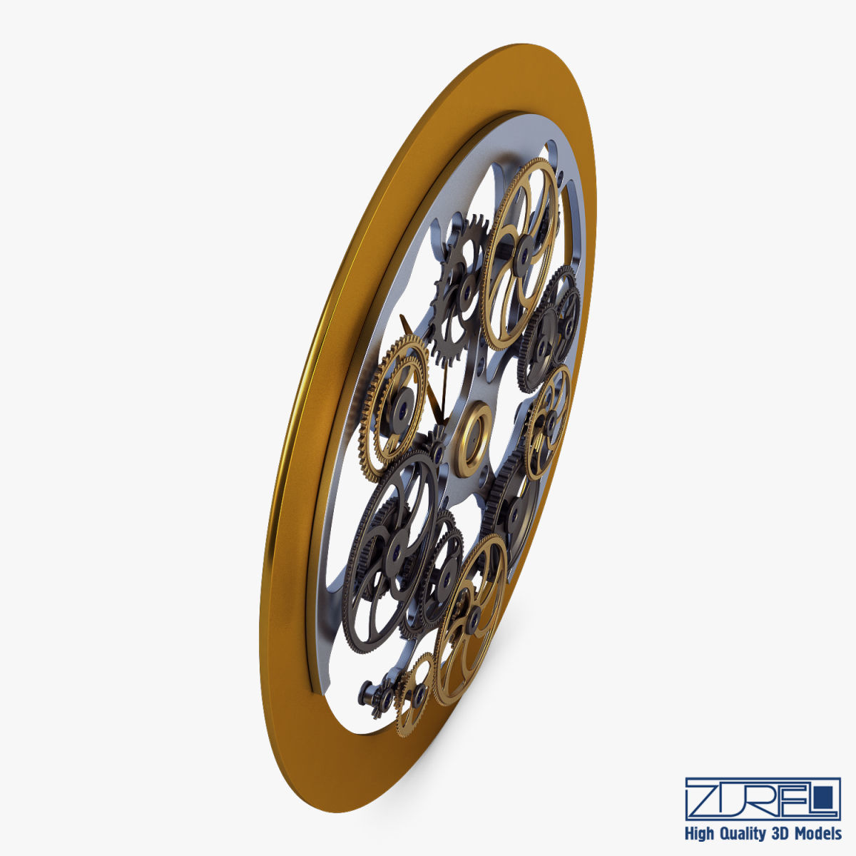 Clock mechanism v 1 3D model_9