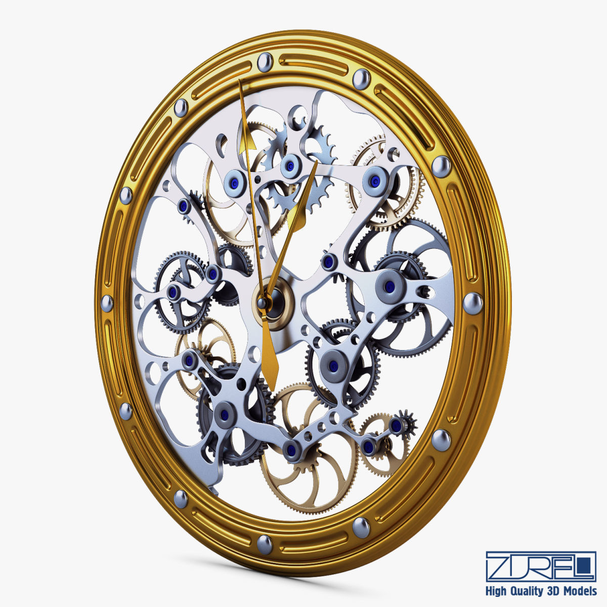 Clock mechanism v 1 3D model_2