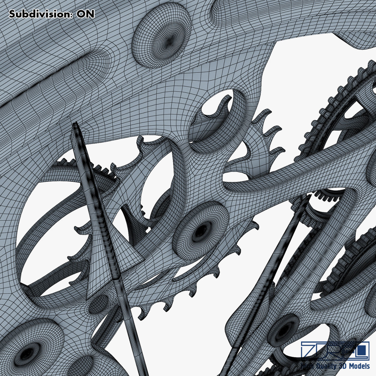 Clock mechanism v 1 3D model_33