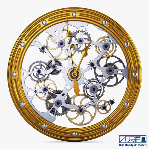 Clock mechanism v 1 3D model