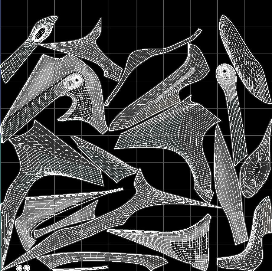 Spacecraft - PBR Game-Ready futuristic jet flying in sky Low-poly 3D model_4