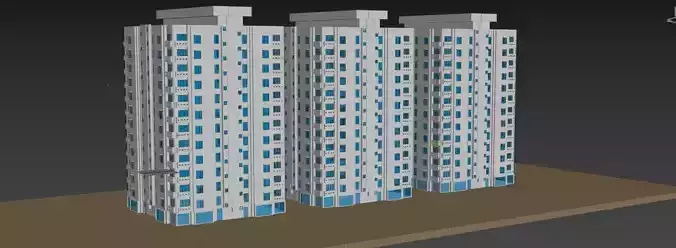 3d building high rise