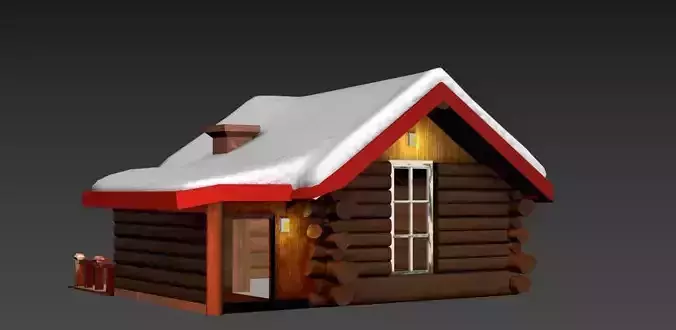 3d snow house