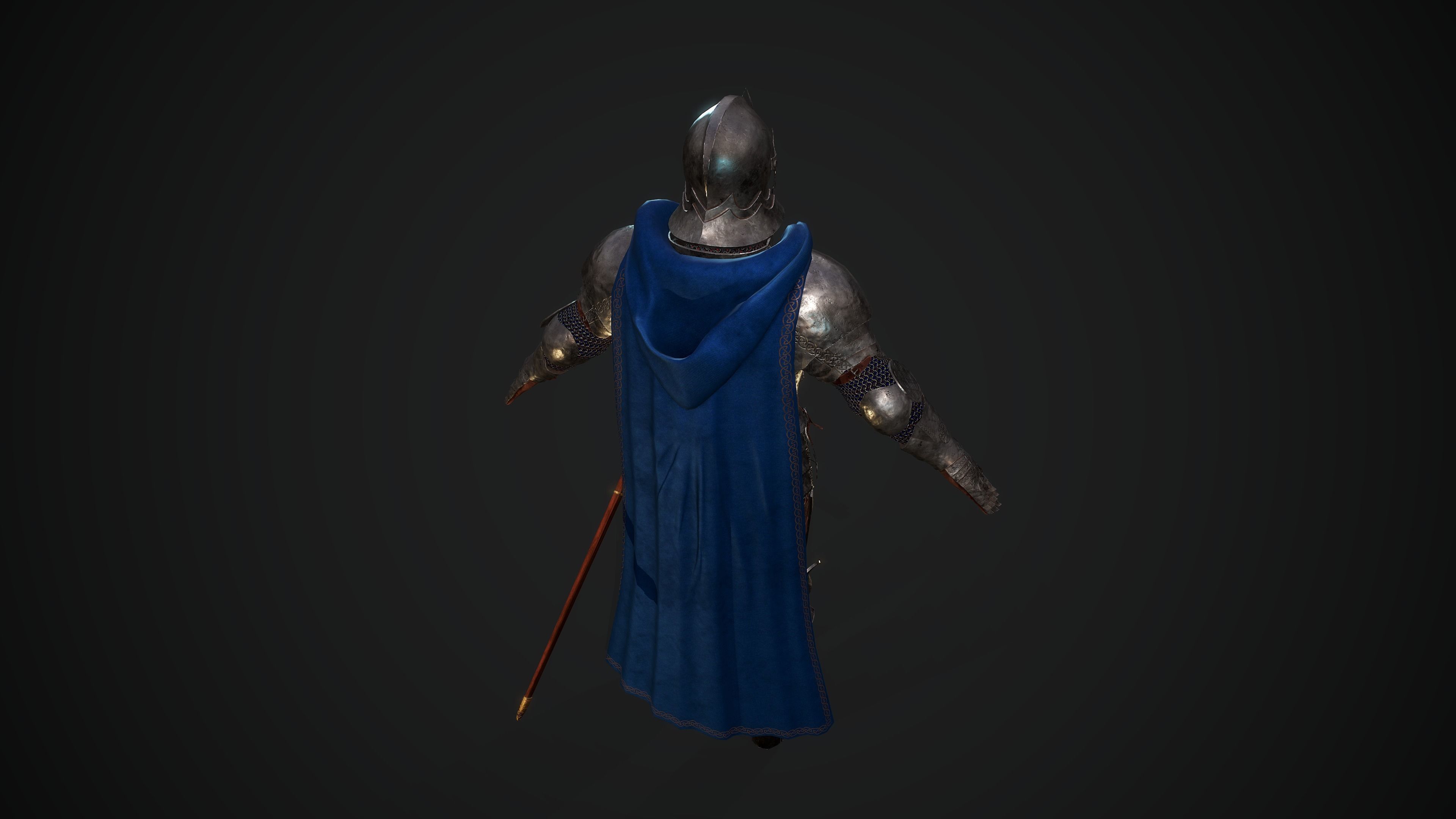 Knight 3D model_6
