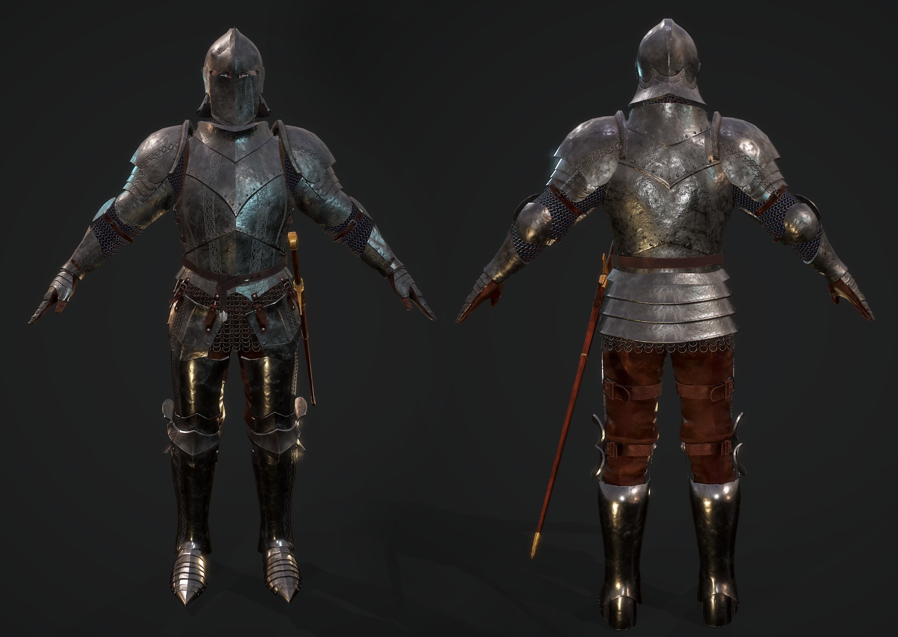 Knight 3D model_4