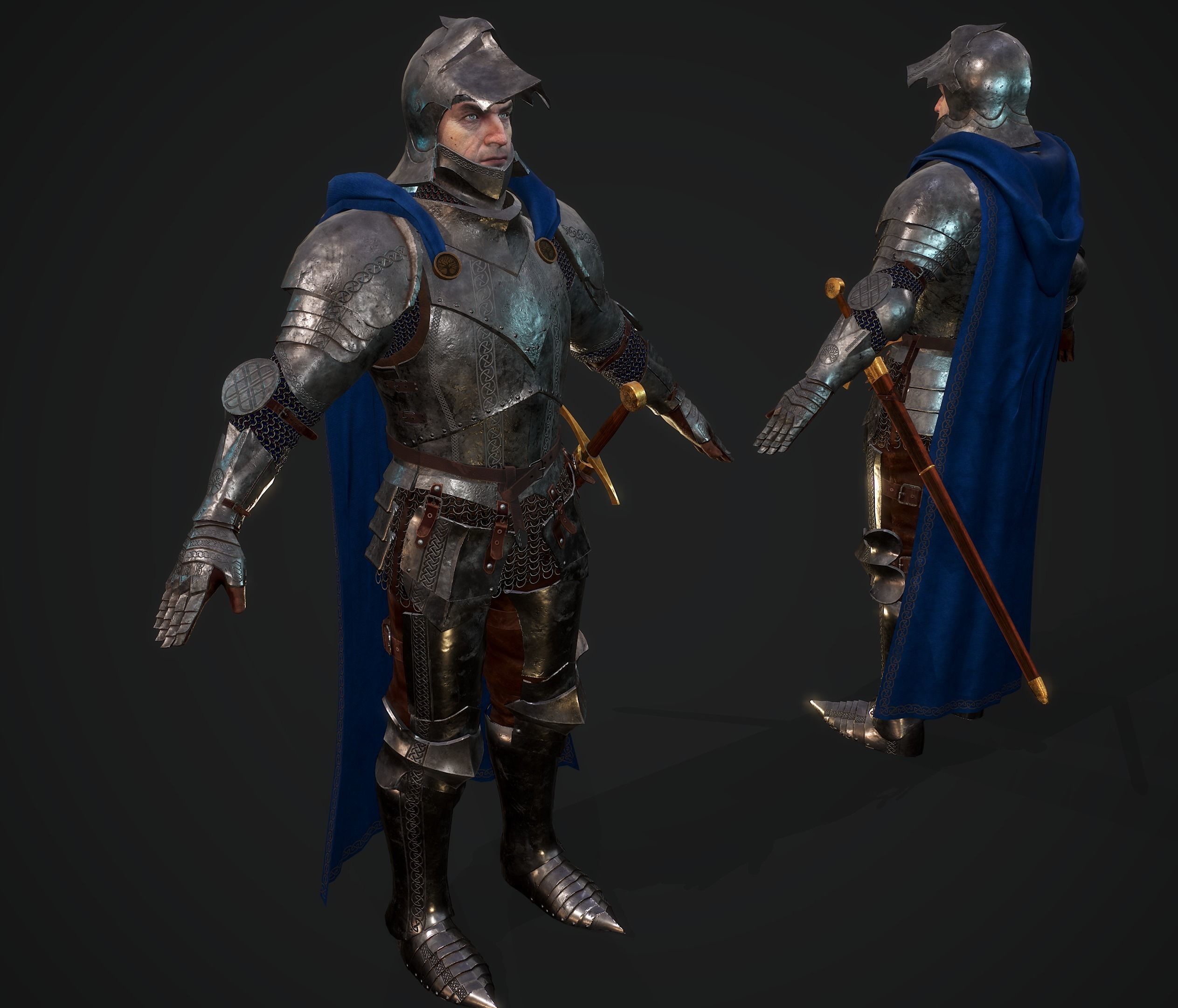 Knight 3D model_10