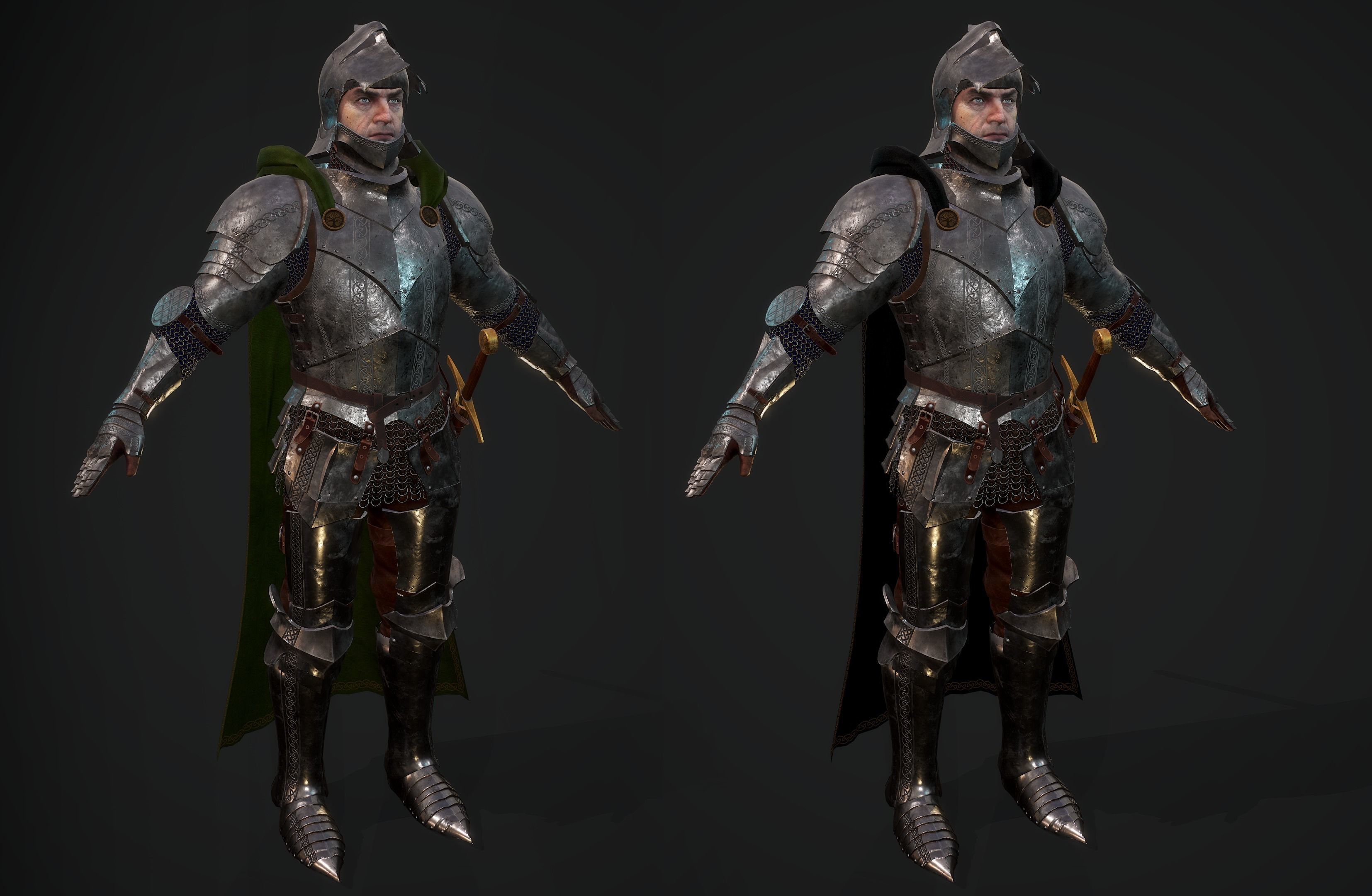 Knight 3D model_11