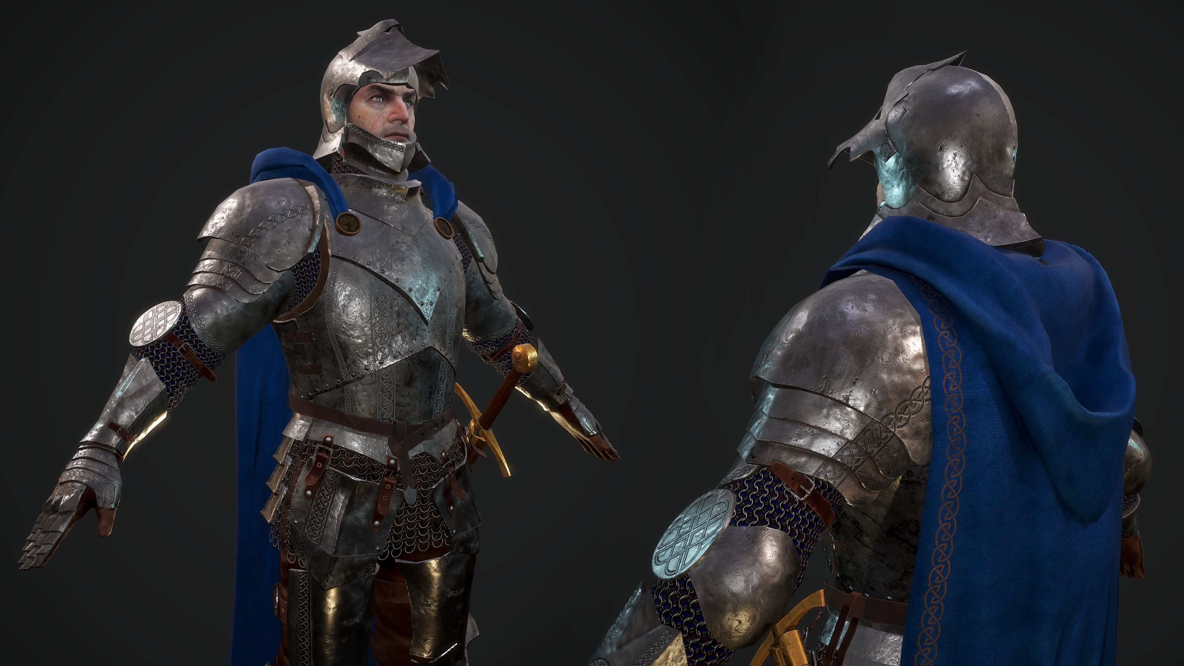 Knight 3D model_12