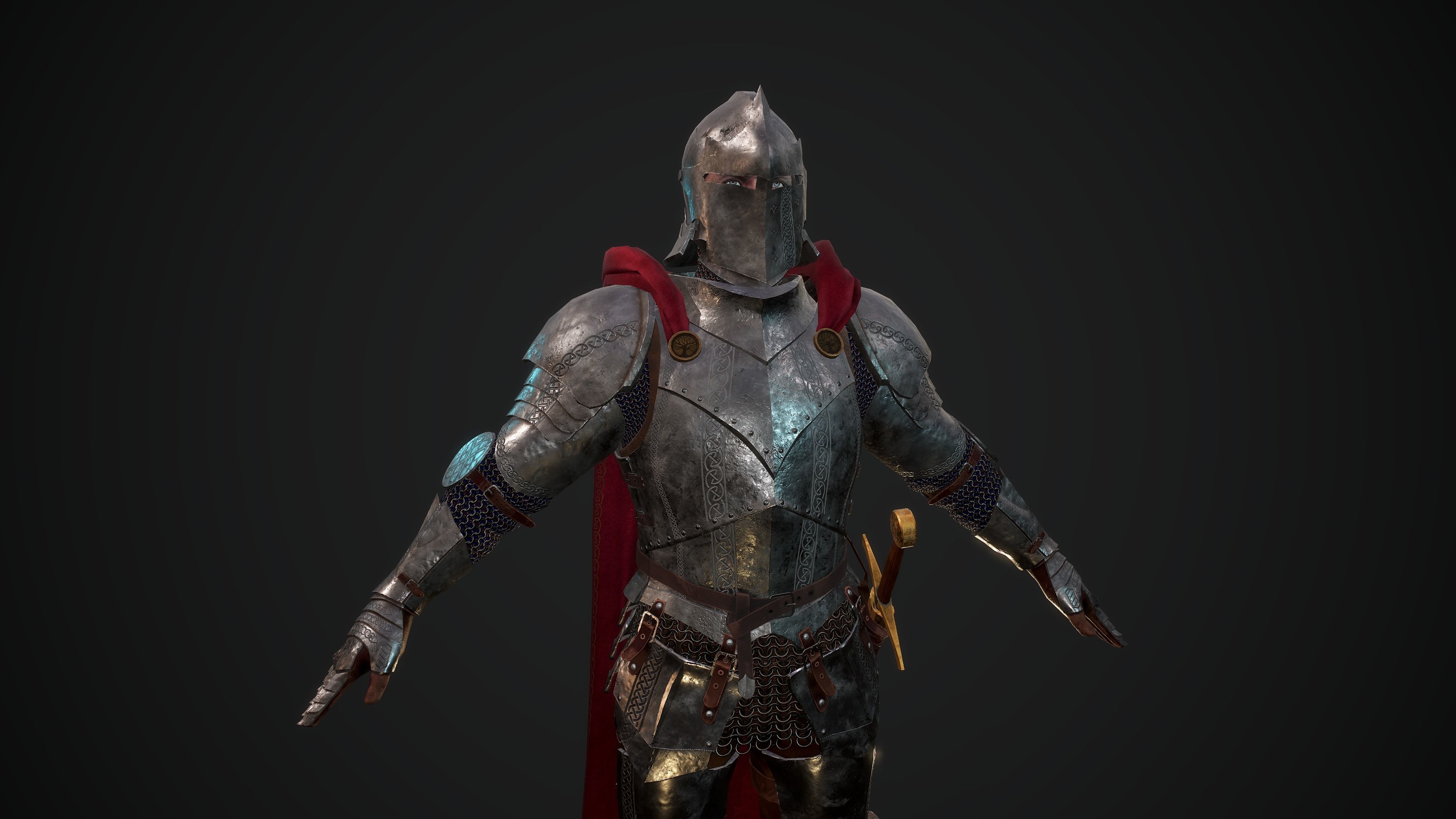 Knight 3D model_5