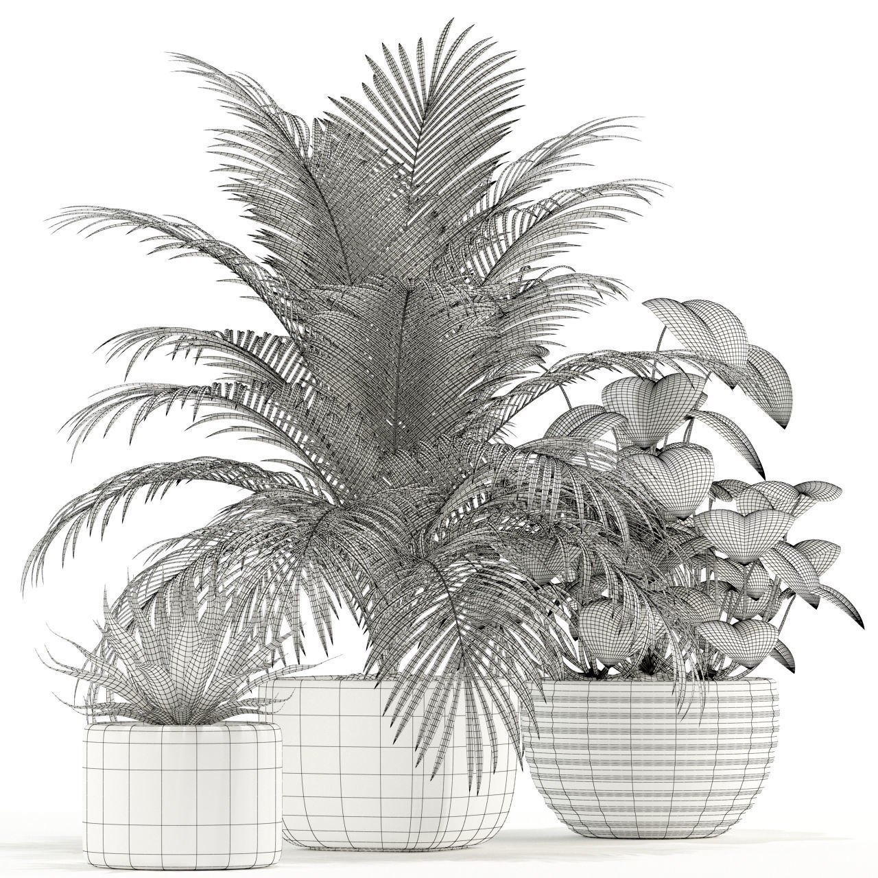 Plants collection 119 3D model_4