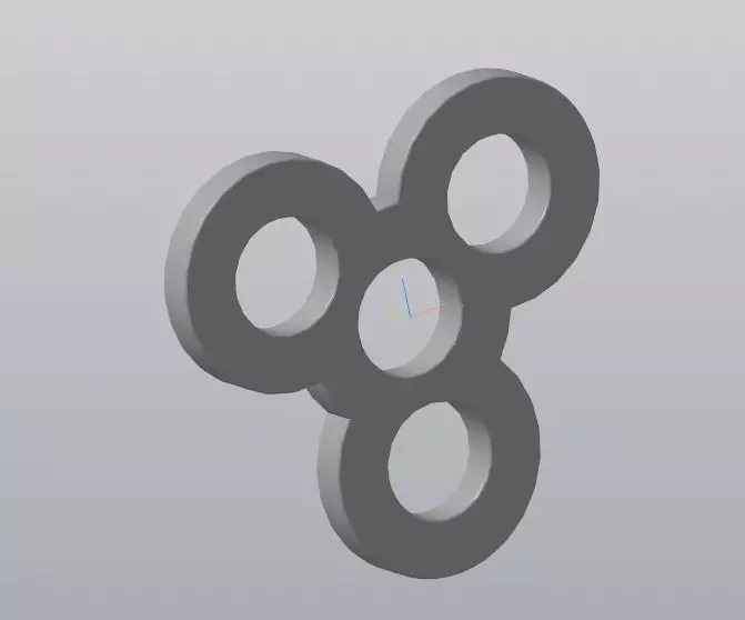 spinner fidget 3D print model_0