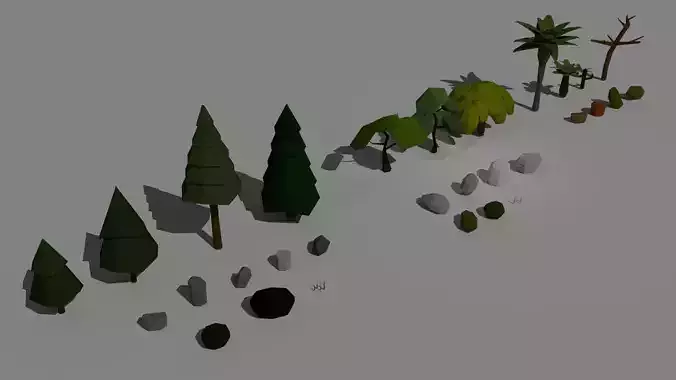 Modle3D Pack Low Poly 