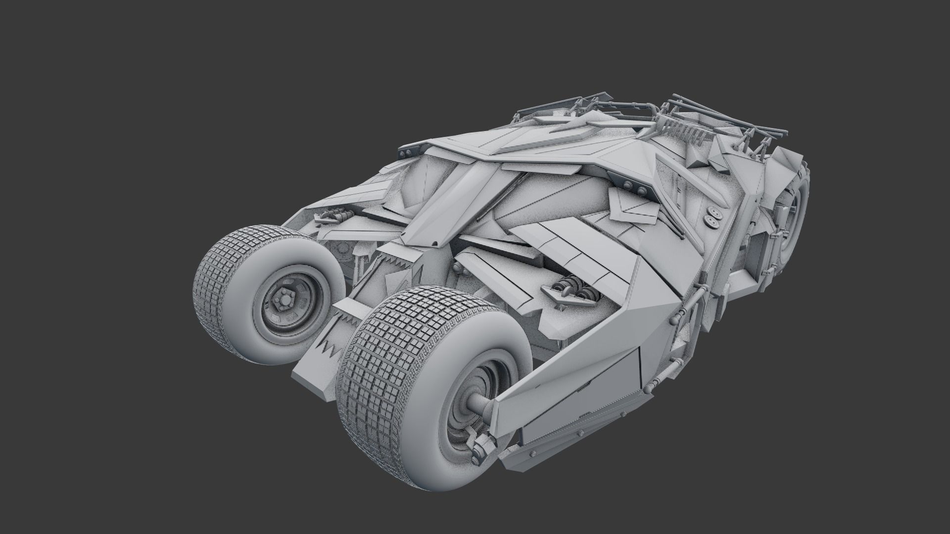 Batmobile Tumbler 3D model 3D model_3