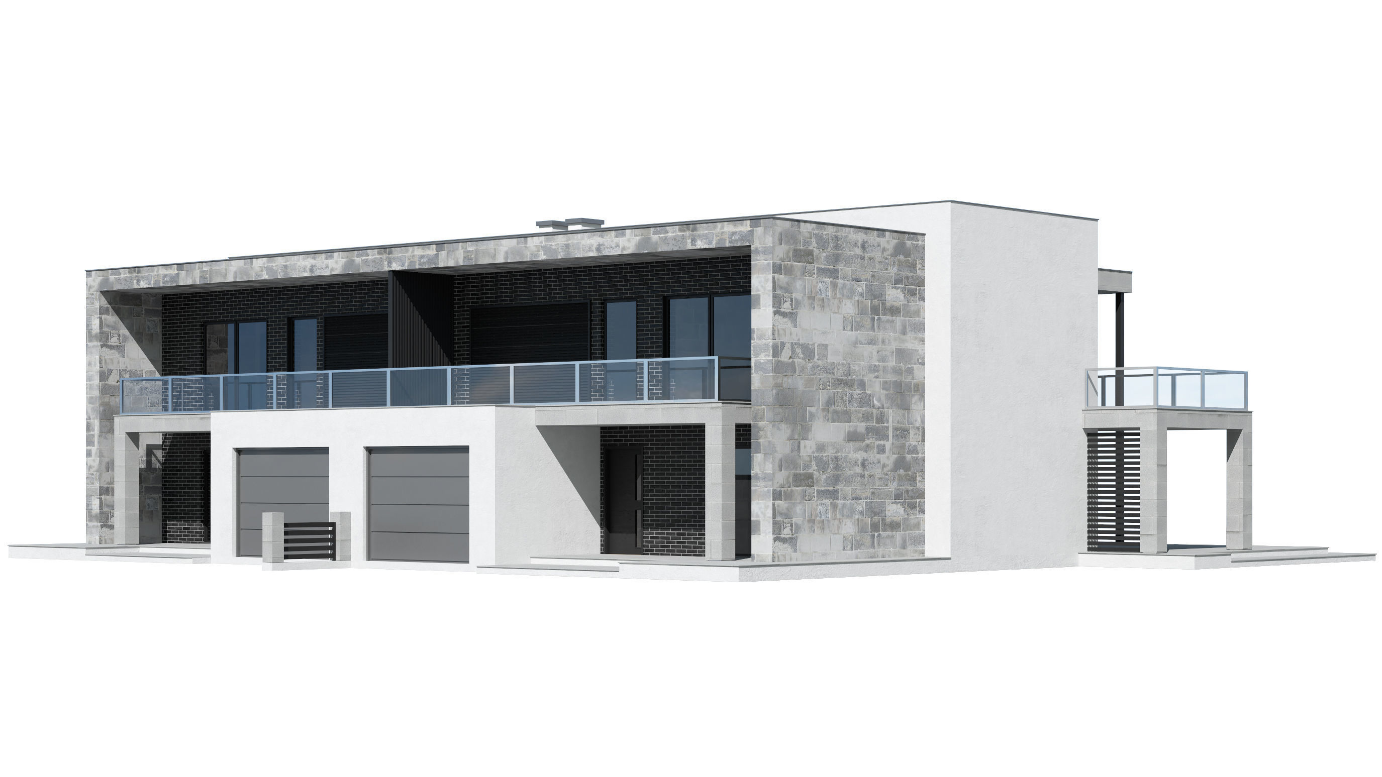 Cottage 013 3D model_2